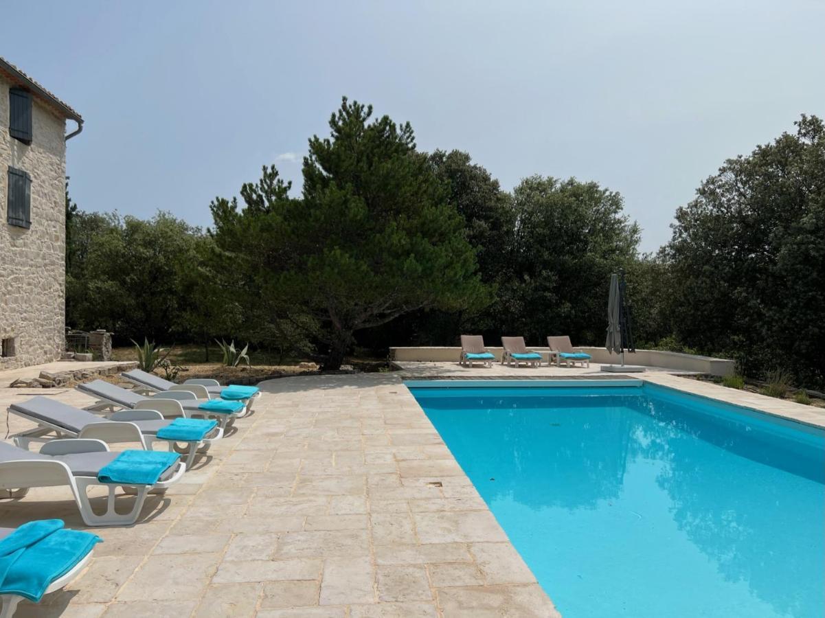 Luxurious Family House With Pool In Ardeche. Villa Les Vans Dış mekan fotoğraf