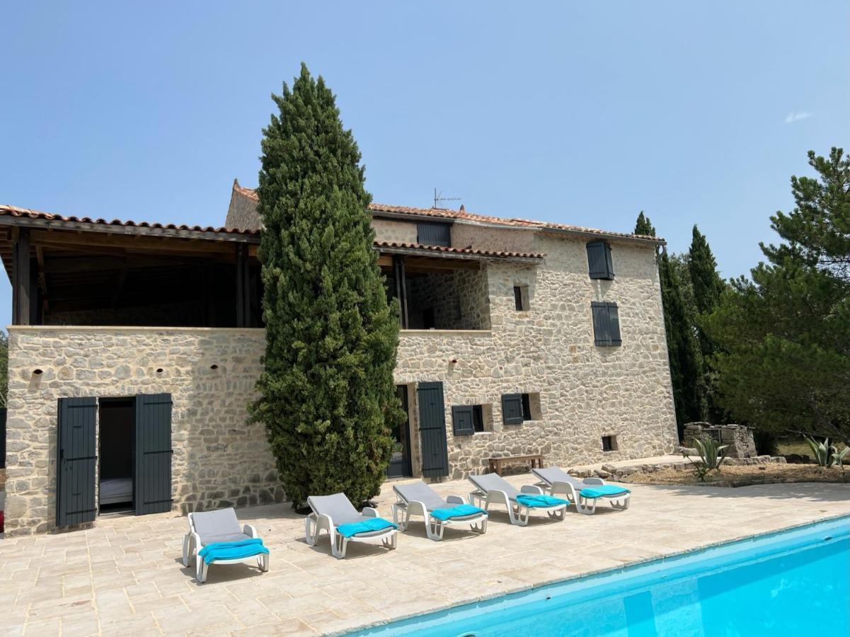 Luxurious Family House With Pool In Ardeche. Villa Les Vans Dış mekan fotoğraf